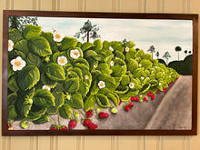 Load image into Gallery viewer, Strawberry Fields- Original Art - large acrylic painting - Florida Art