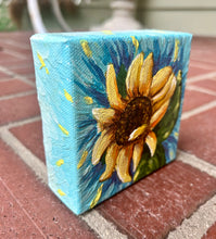 Load image into Gallery viewer, Happy Sunflower- Small Art - Original Art - Acrylic Painting