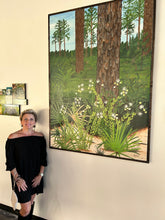 Load image into Gallery viewer, Florida Pines - 43&quot; x 60&quot; - acrylic on canvas original - framed
