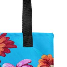 Load image into Gallery viewer, Joy Tote bag- Art Beach Bag - Summer Bag - Floral Tote - Original Art