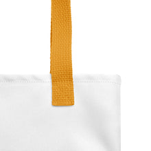 Load image into Gallery viewer, &quot;Pure Delight&quot;  Tote bag- Orange, Blossoms and Bees Tote Bag - Original Art Tote - Beach Bag - Summer Tote -