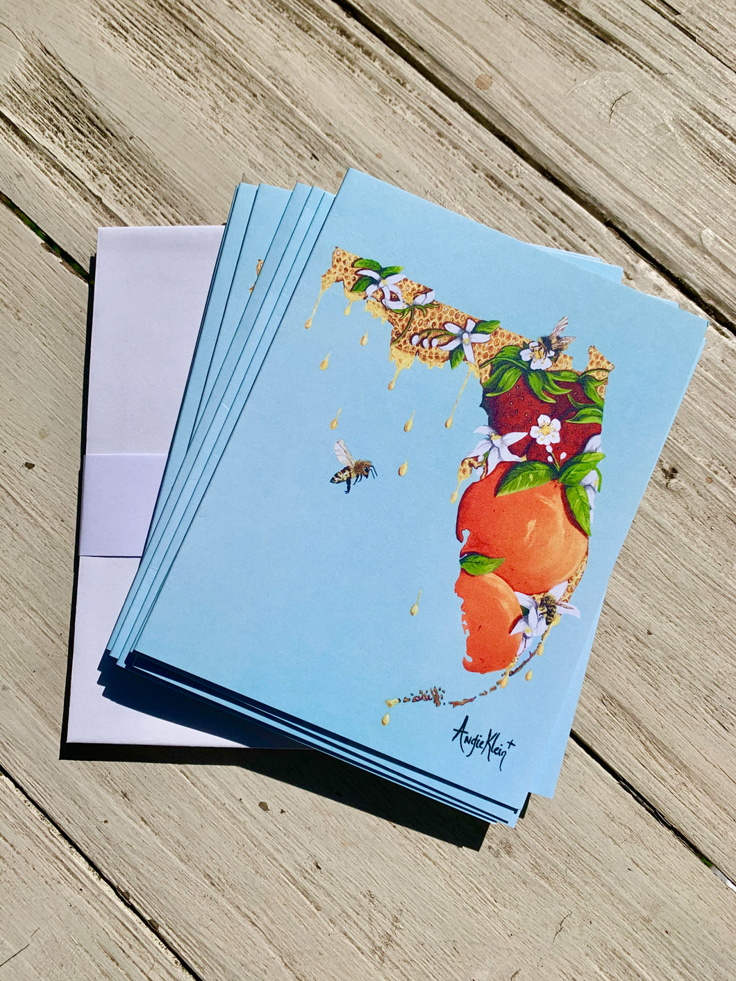 Emma's Florida Note Cards - Florida Cards - Stationary - Art Note Cards