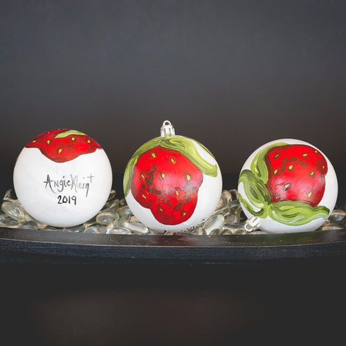 Strawberry Christmas Ornament ~ 2018
