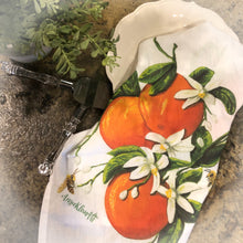 Load image into Gallery viewer, Orange Blossom Tea Towel