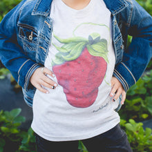 Load image into Gallery viewer, Art Tee ~ Youth Sassy Strawberry