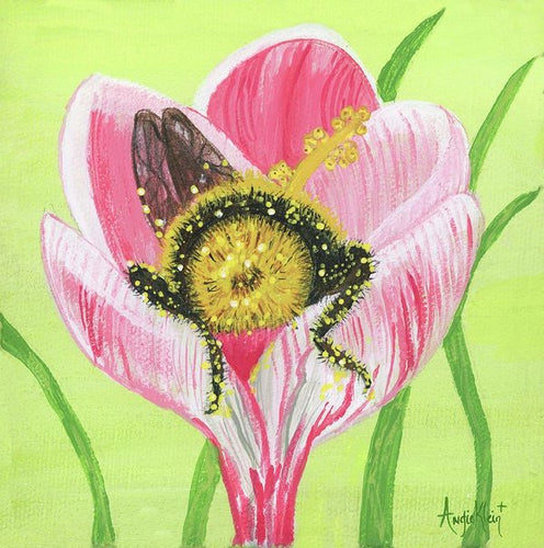 Art Print - Bumble Bee Butt In Pink